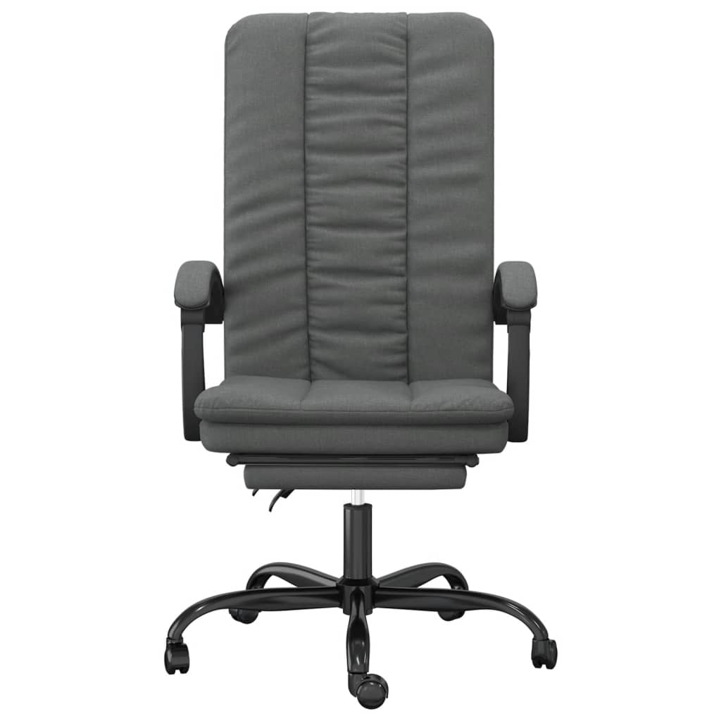 Bürostuhl mit Liegefunktion Taupe Stoff