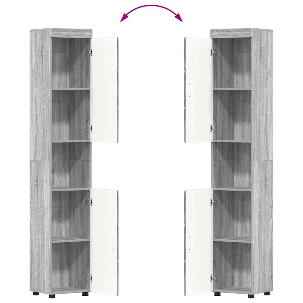 Badezimmermöbel-Set TULUM 2 pcs Weiß 60 x 34 x 63 cm