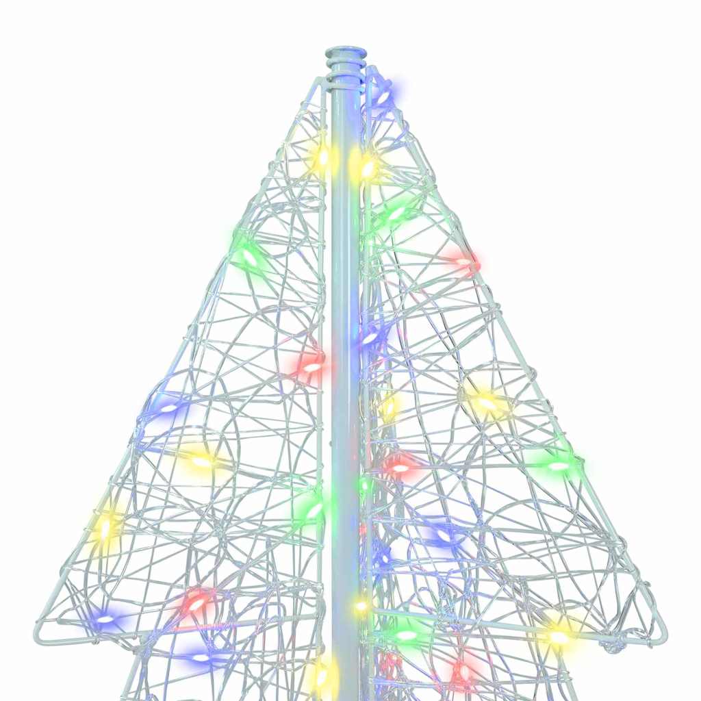 Weihnachtsbaum mit 100 LEDs Warmes Weiß 120 cm Acryl