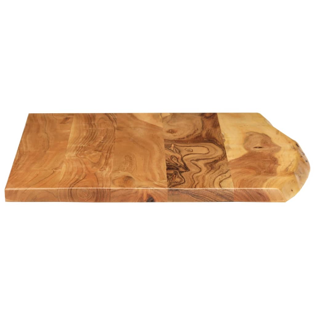 Badezimmer-Waschtischplatte Massivholz Akazie 100x52x2,5 cm