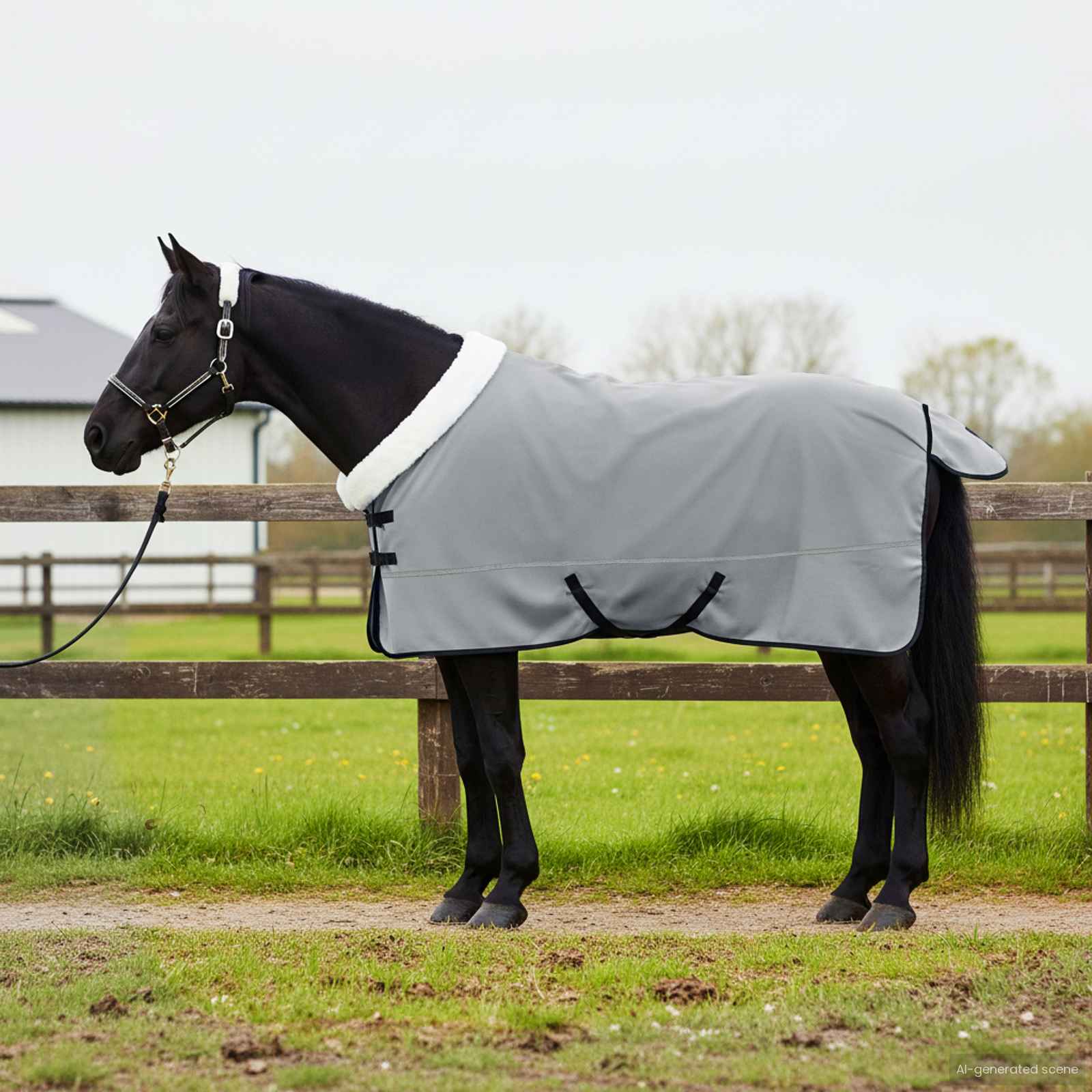 Pferdedecke Volles Aqua 75 cm Polarfleece