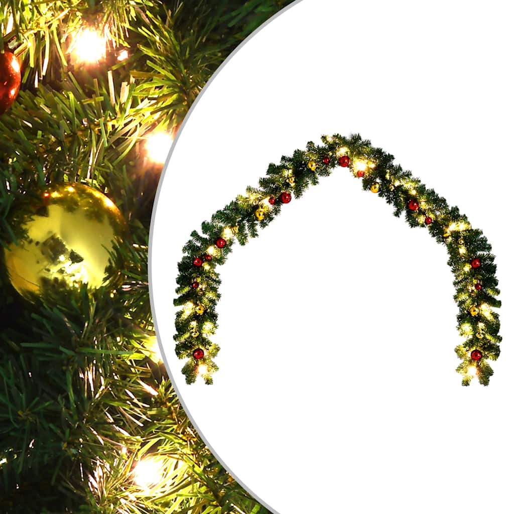 Weihnachtsgirlande mit LED-Leuchten 5 m