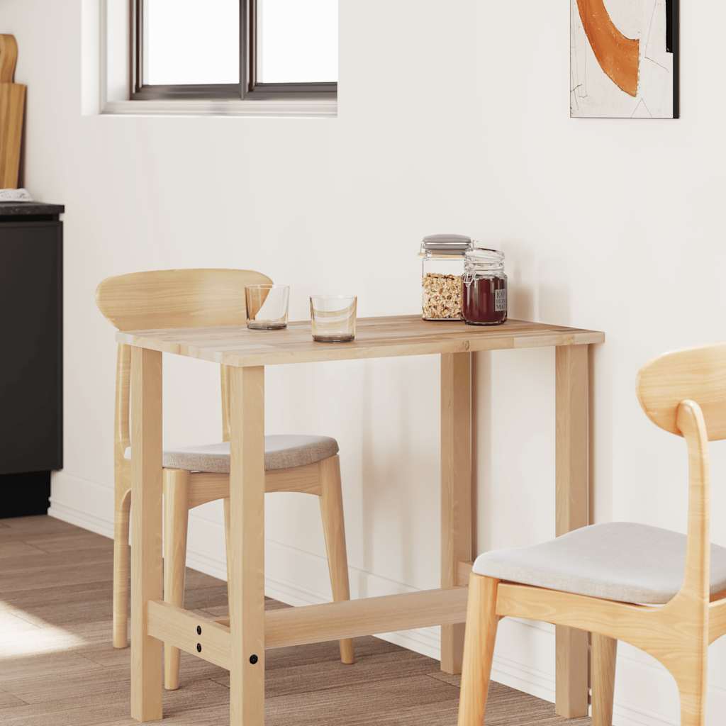 Tischplatte Rechteckig 60x50x2 cm Massivholz Akazie