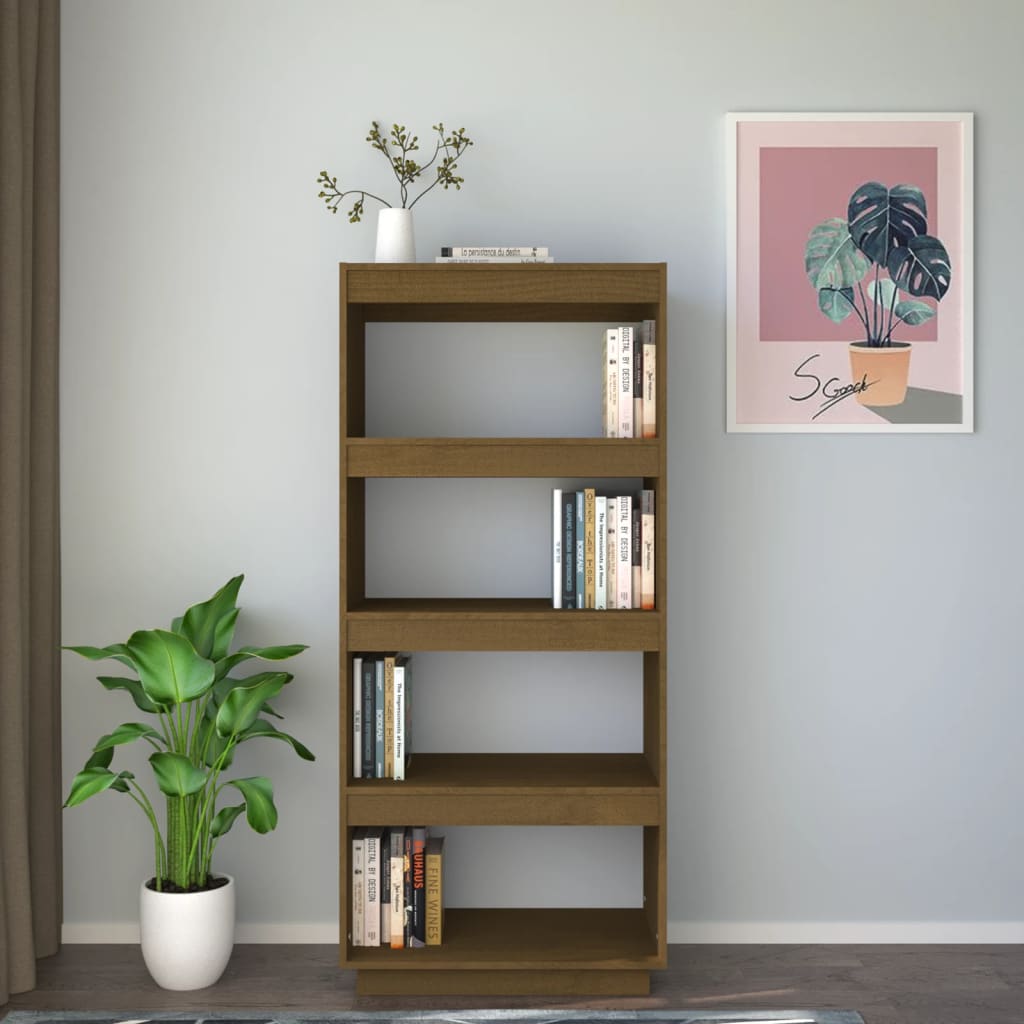 Bücherregal 40x35x71 cm Massivholz Kiefer
