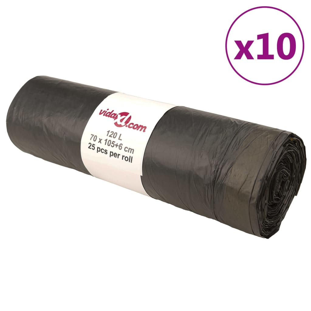 Müllsäcke 250 Stk. Schwarz 35 L