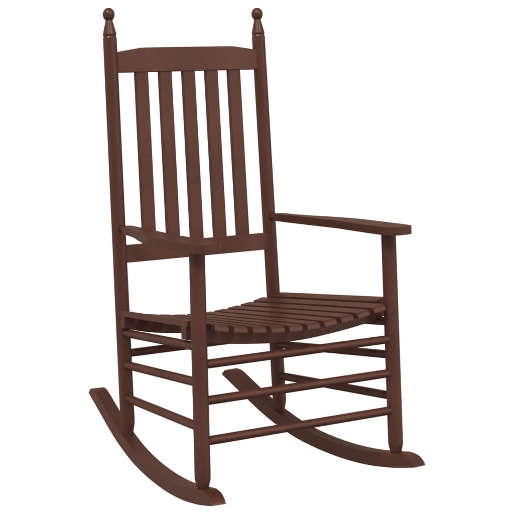Schaukelstühle mit Gebogenen Sitzen 2 Stk. Schwarz Pappelholz