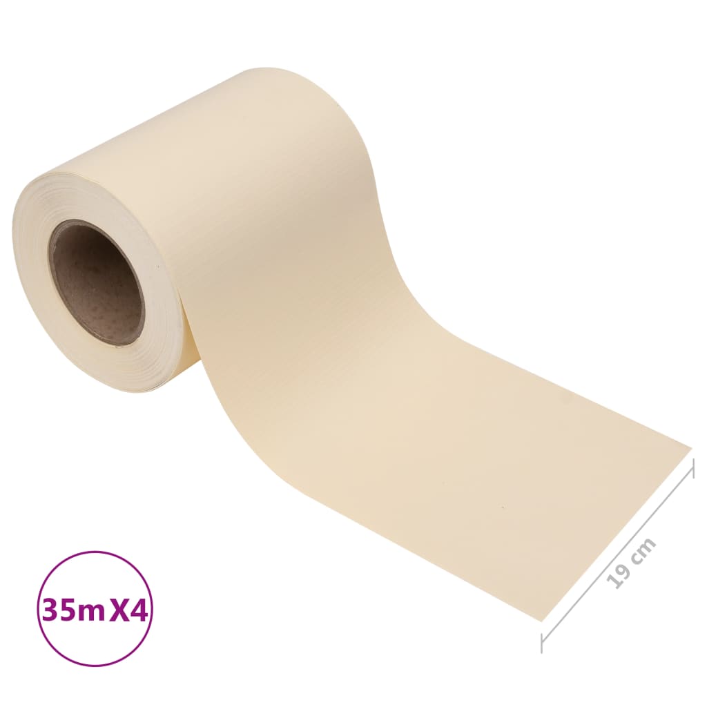 Garten-Sichtschutz 4 Stk. PVC 35x0,19 m Grün