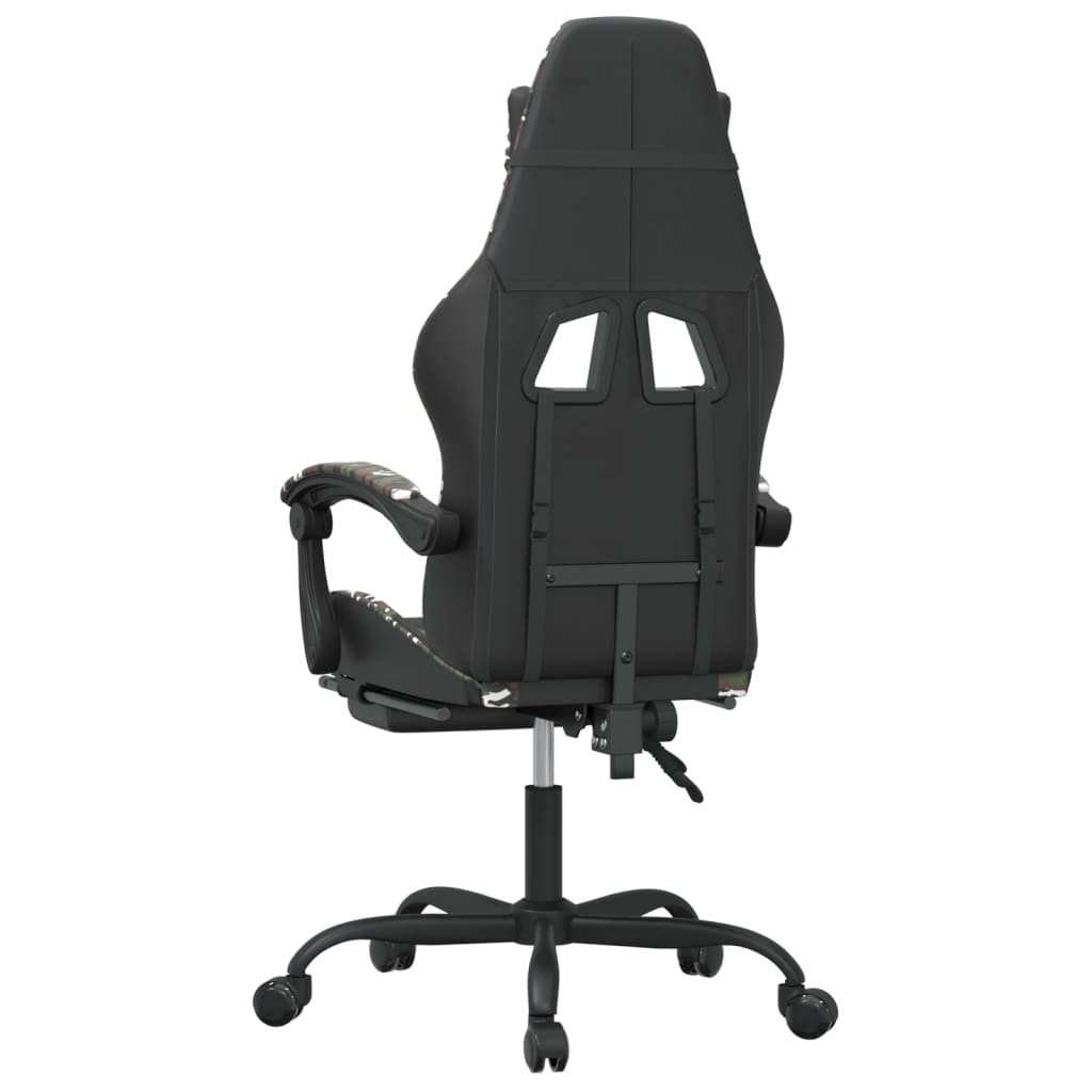 Gaming-Stuhl Schwarz und Golden Kunstleder