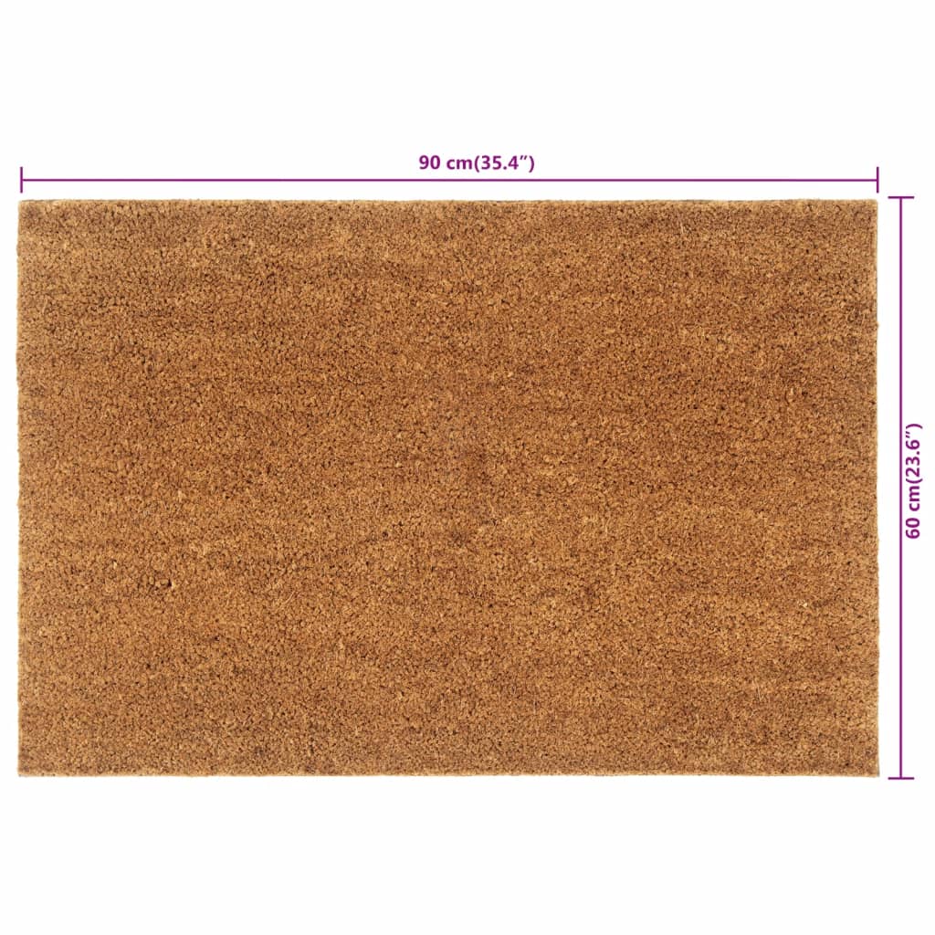 Fußmatte Natur 80x100 cm Kokosfaser Getuftet