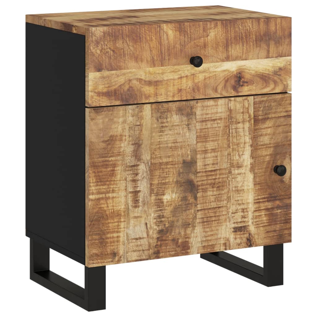 Nachttisch 50x33x60 cm Altholz Massiv & Holzwerkstoff