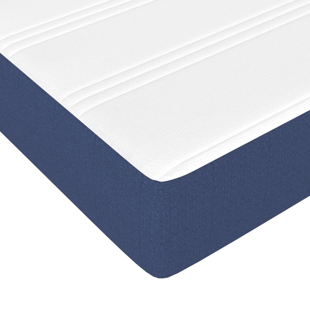Taschenfederkernmatratze Mittel Hellgrau 80x200x20 cm Stoff
