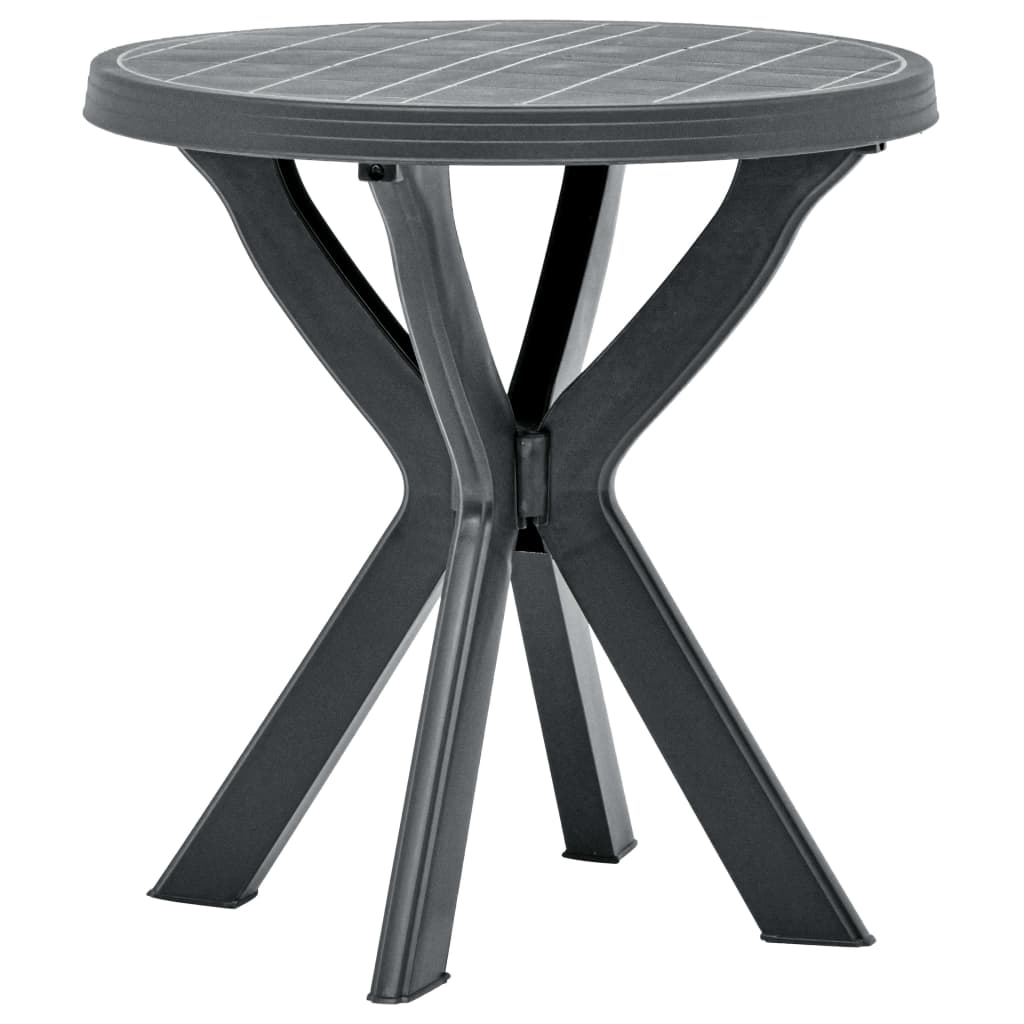 Bistrotisch Weiß Ø70 cm Kunststoff