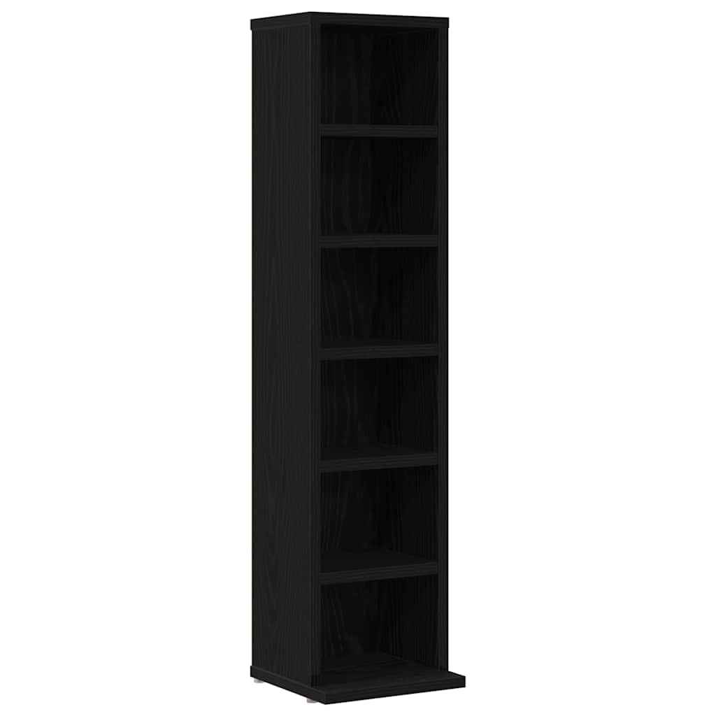 CD-Schrank Weiß 21x20x88 cm Holzwerkstoff