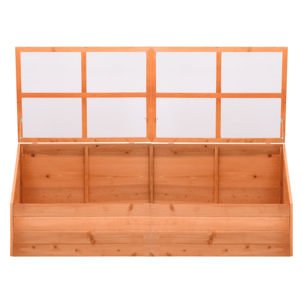 Frühbeet Holz 180x57x62 cm