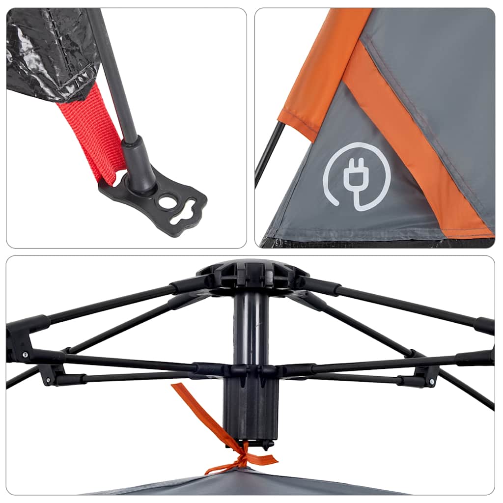 Campingzelt 2 Personen Grün Quick Release
