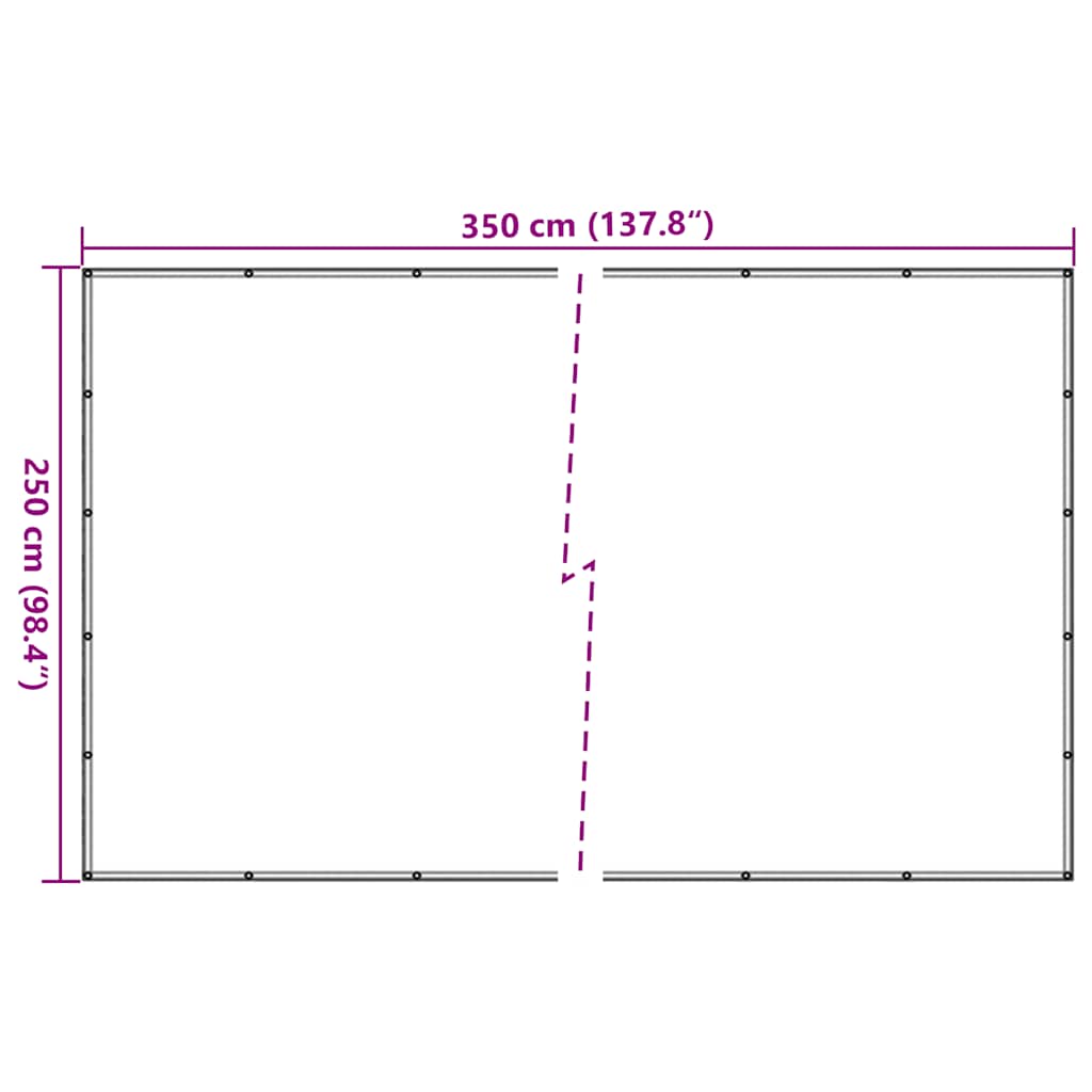 Anhängernetz HDPE 1,5x2,2 m Schwarz