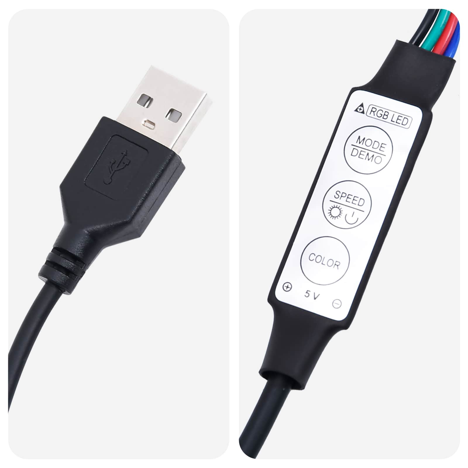 Hängendes Kopfteil Mit LED Licht Wolkengrau Stoff