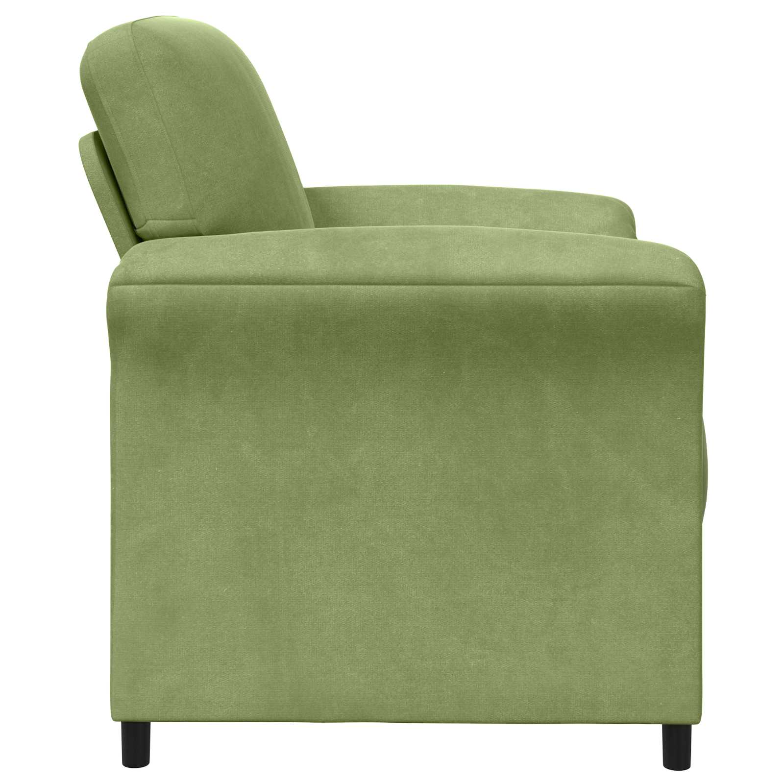 1-Sitzer Sofa Hellgrau 88 x 83 x 95 cm Samt