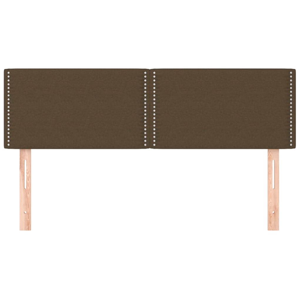 Kopfteil Dunkelgrau 80 x 5 x 118/128 cm Stoff