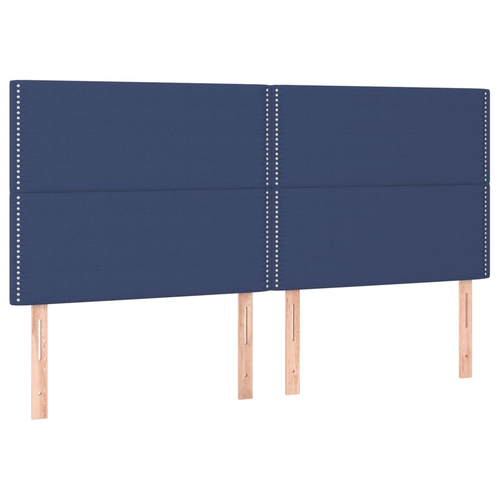 Kopfteil Dunkelgrau 80 x 5 x 118/128 cm Stoff