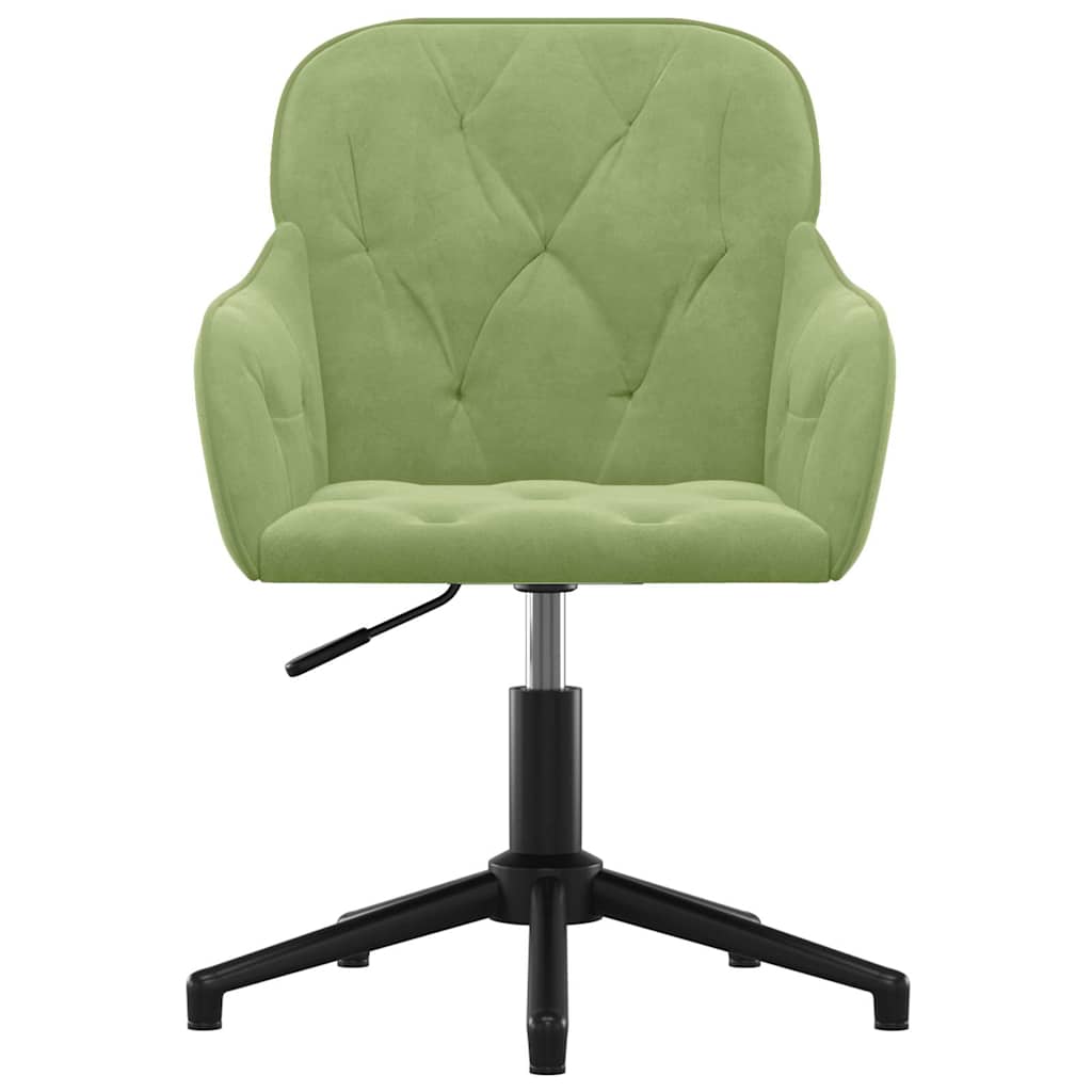 Bürostuhl Drehbar Blau Samt