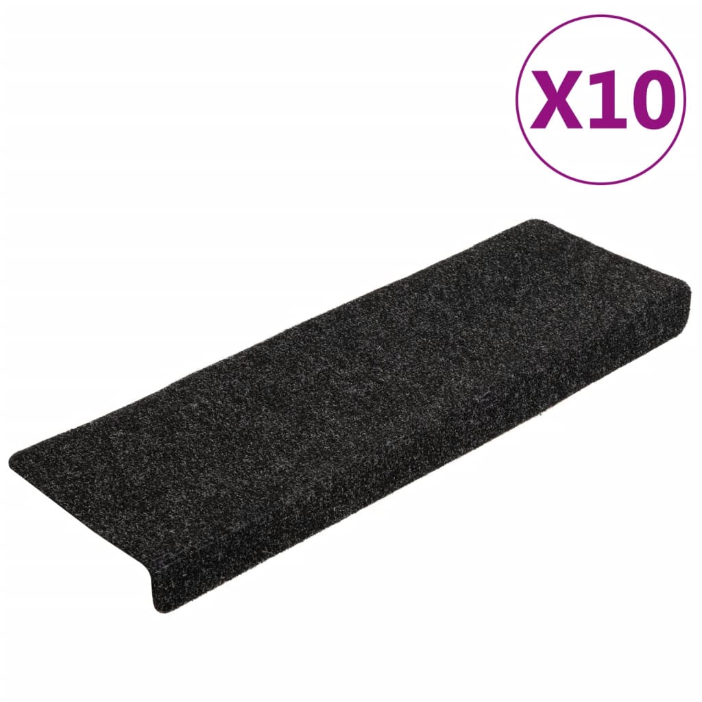 Stufenmatten Selbstklebend 15 Stk. 65x21x4 cm Hellbraun Rechteckiger Rand