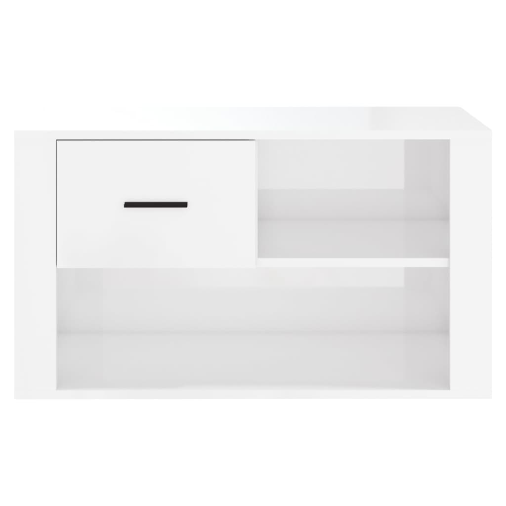 Schuhschrank Weiß 80x35x45 cm Holzwerkstoff