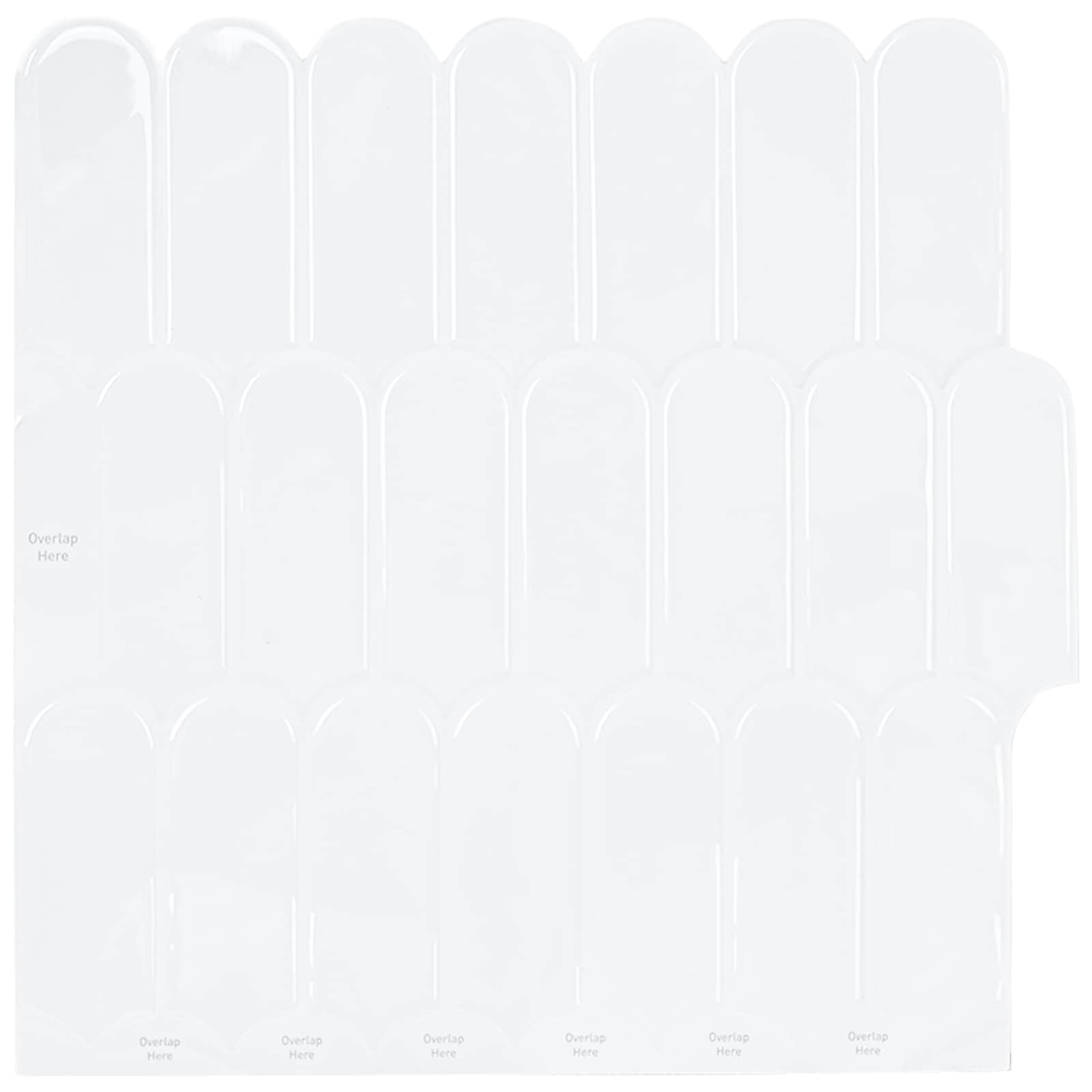 Federfliese 10 pcs Grau Marmor 30 x 30 cm Polyurethan und PET