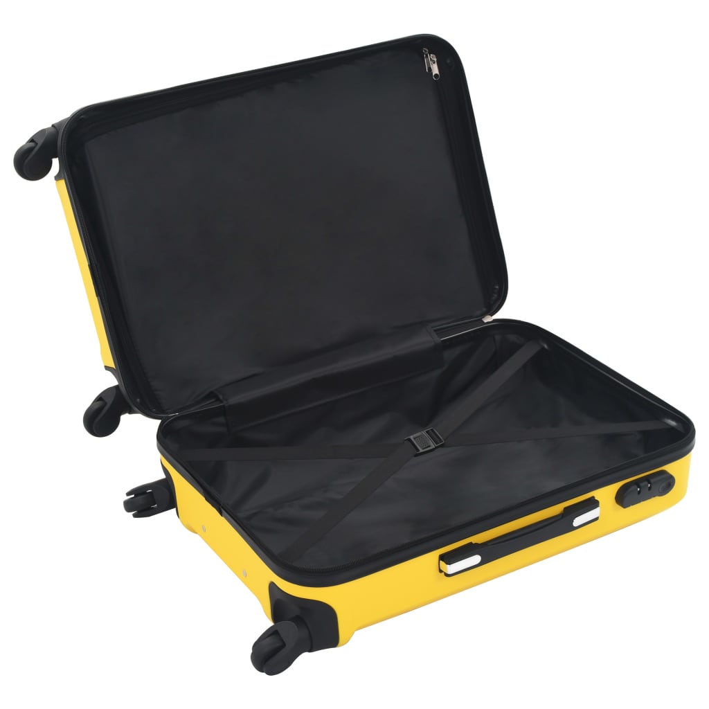 Hartschalen-Trolley-Set 3 Stk. Lila ABS