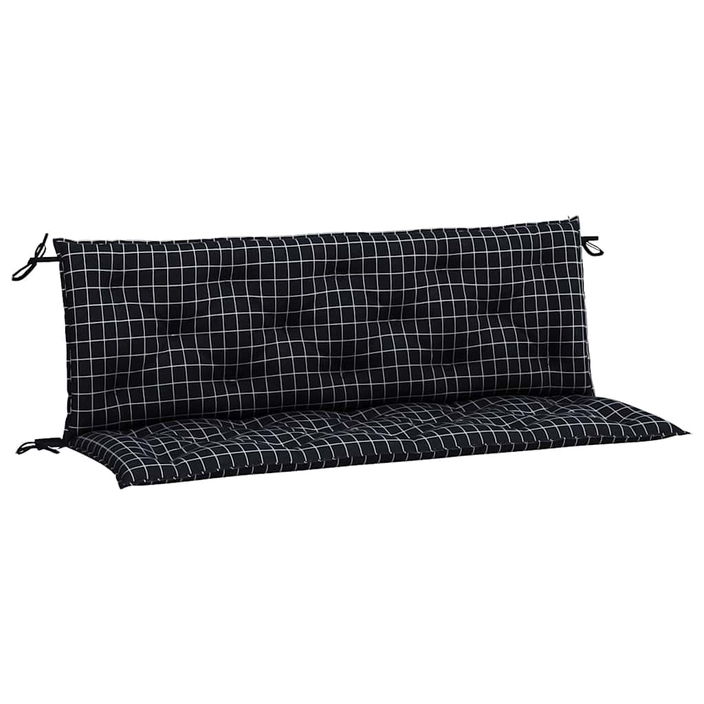 Gartenbank-Auflage Anthrazit 100x(50+50)x7 cm Oxford-Gewebe