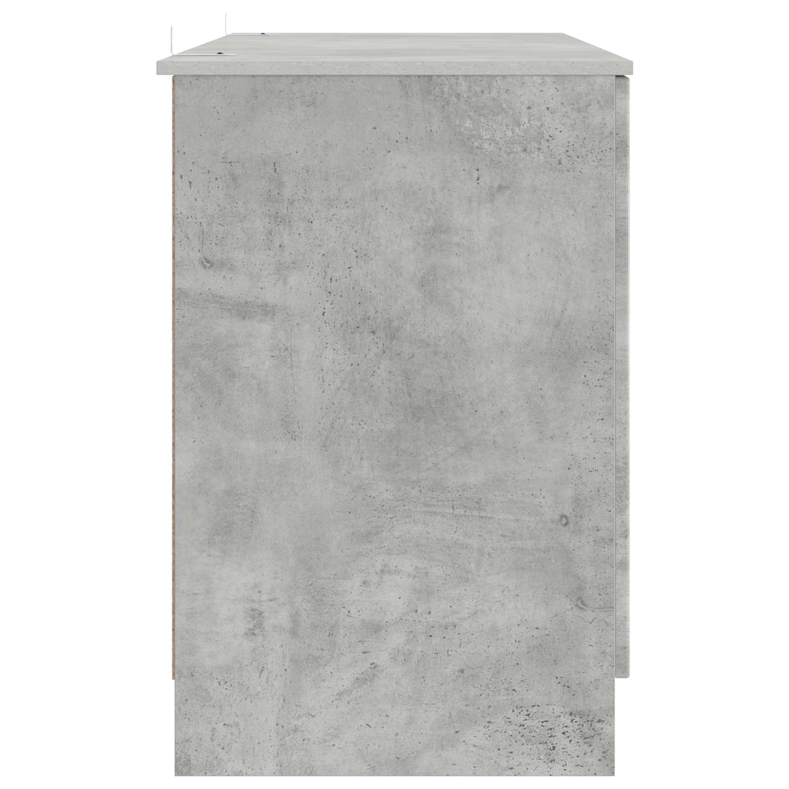 Schreibtisch mit Regal Schwarz 142,5 x 50 x 75 cm Holzwerkstoff