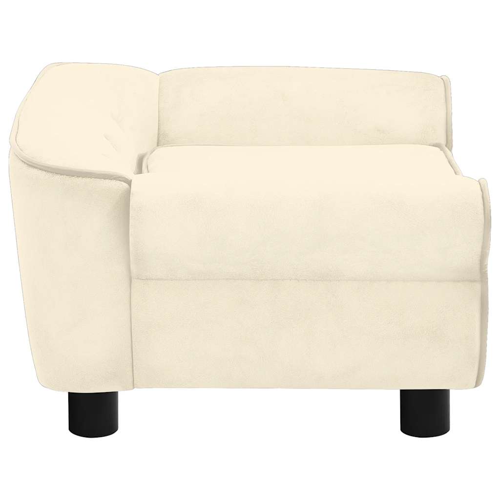 Hundesofa Dunkelgrau 72x45x30 cm Plüsch