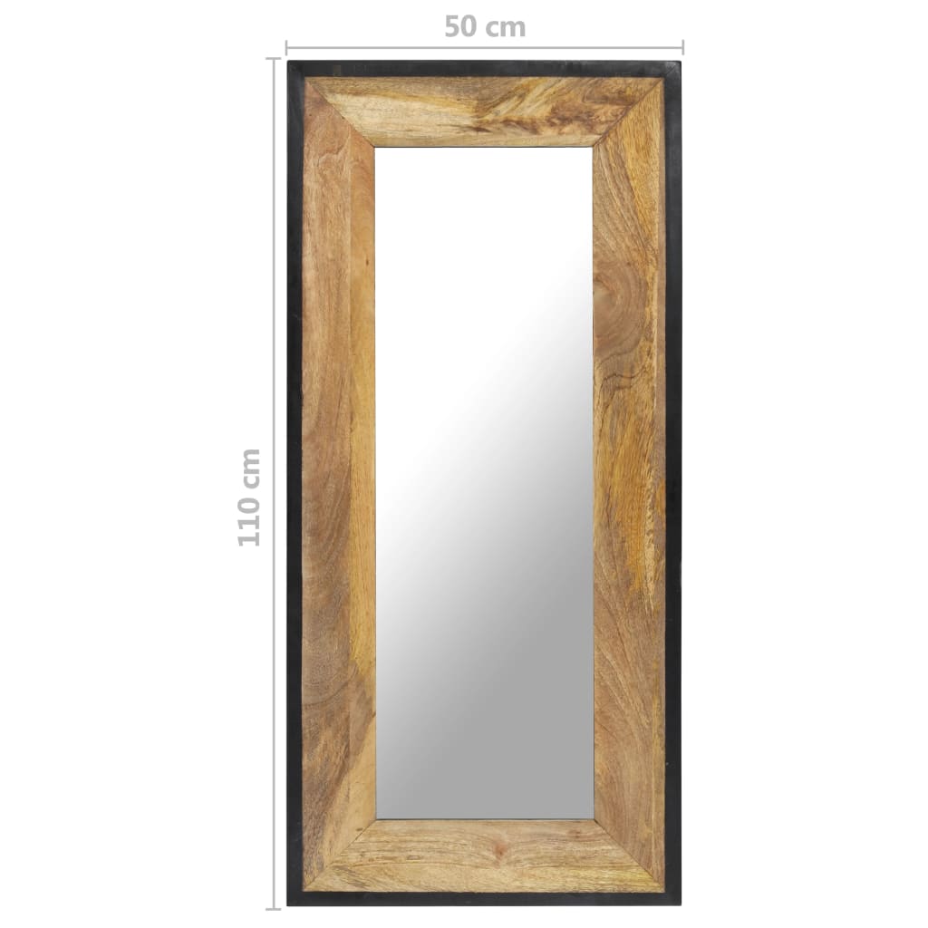 Spiegel 50x50 cm Mango Massivholz