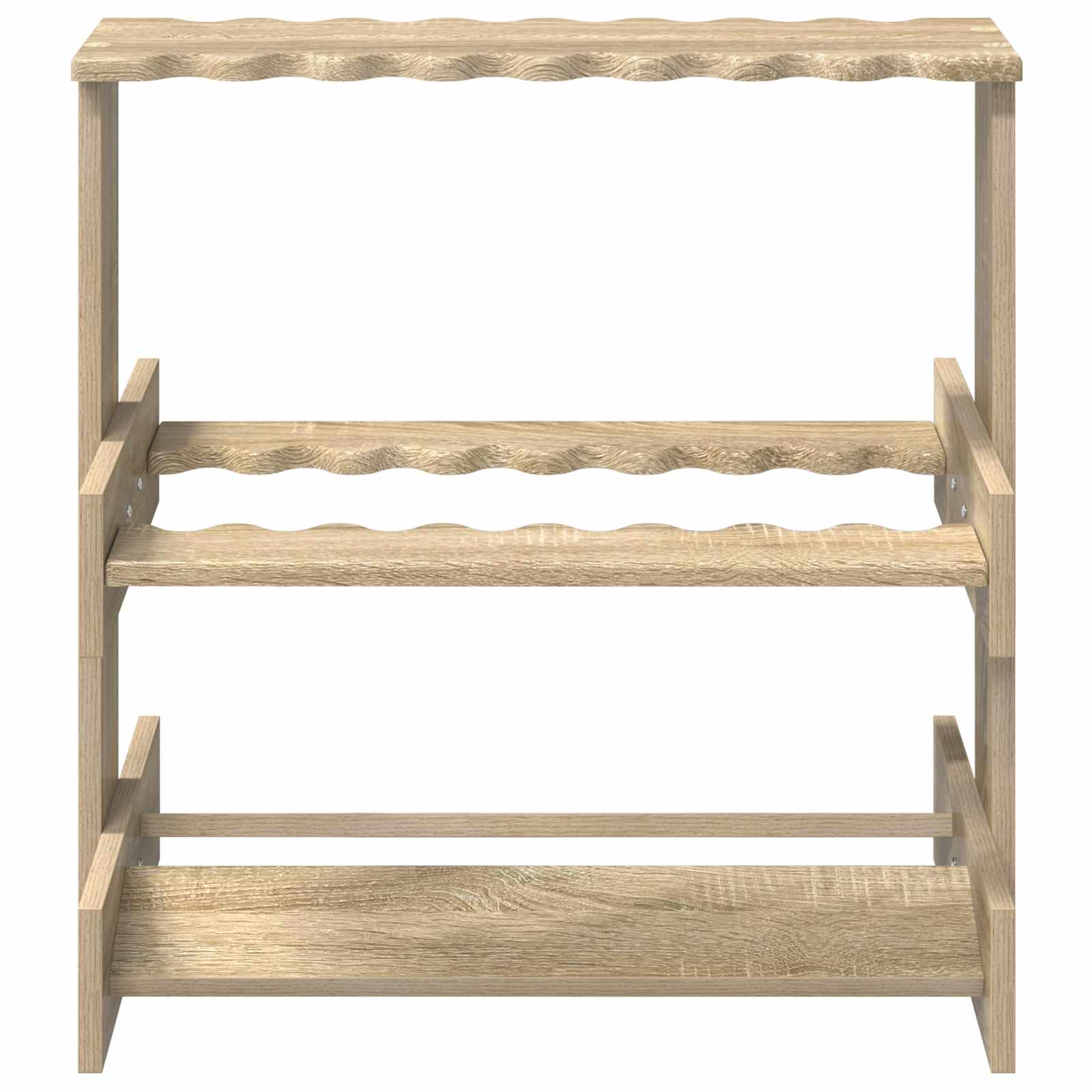 Billardqueue-Ständer Holzwerkstoff 60 x 35 x 60 cm Weiß
