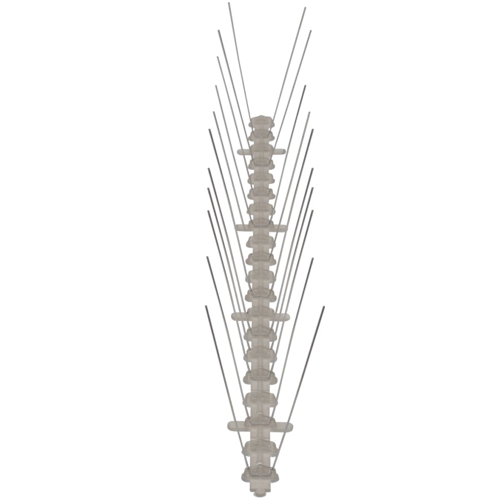 20-tlg. Vogelabwehr-Spikes-Set 10 m Kunststoff 2-reihig
