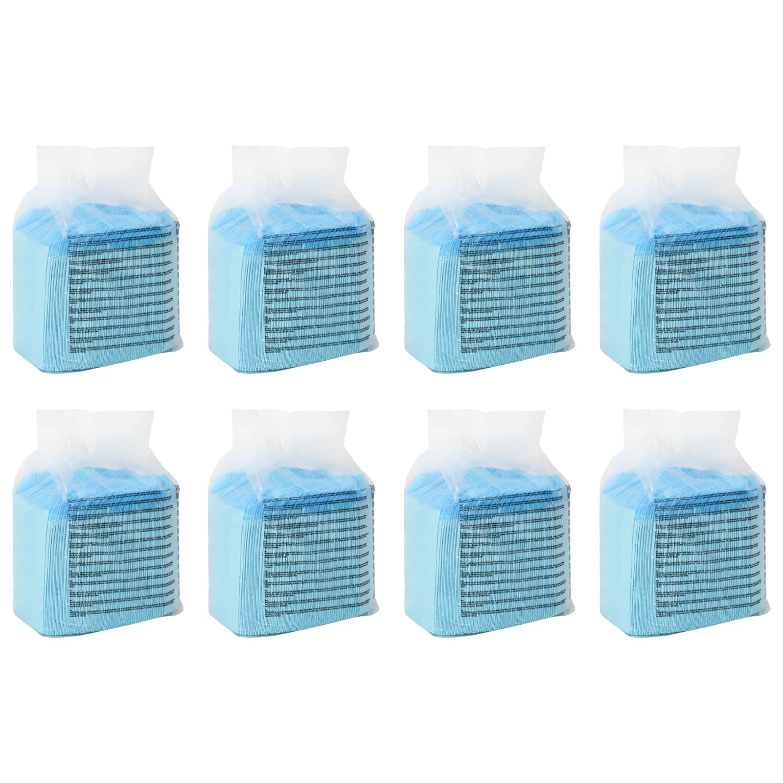 Vliesstoff Haustier Trainingspad 50 pcs Blau und Weiß