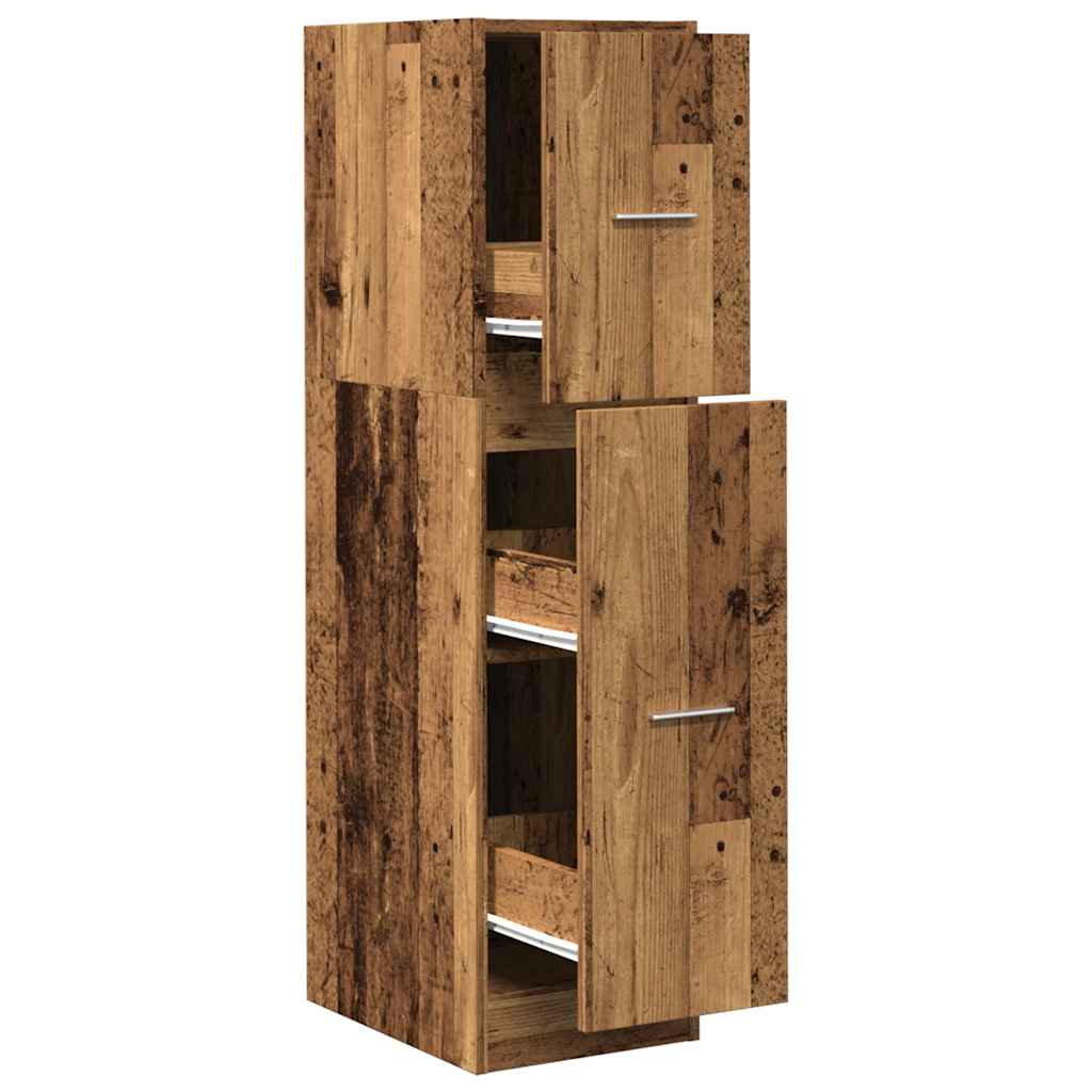 Apothekerschrank Weiß 30 x 41 x 174,5 cm Holzwerkstoff