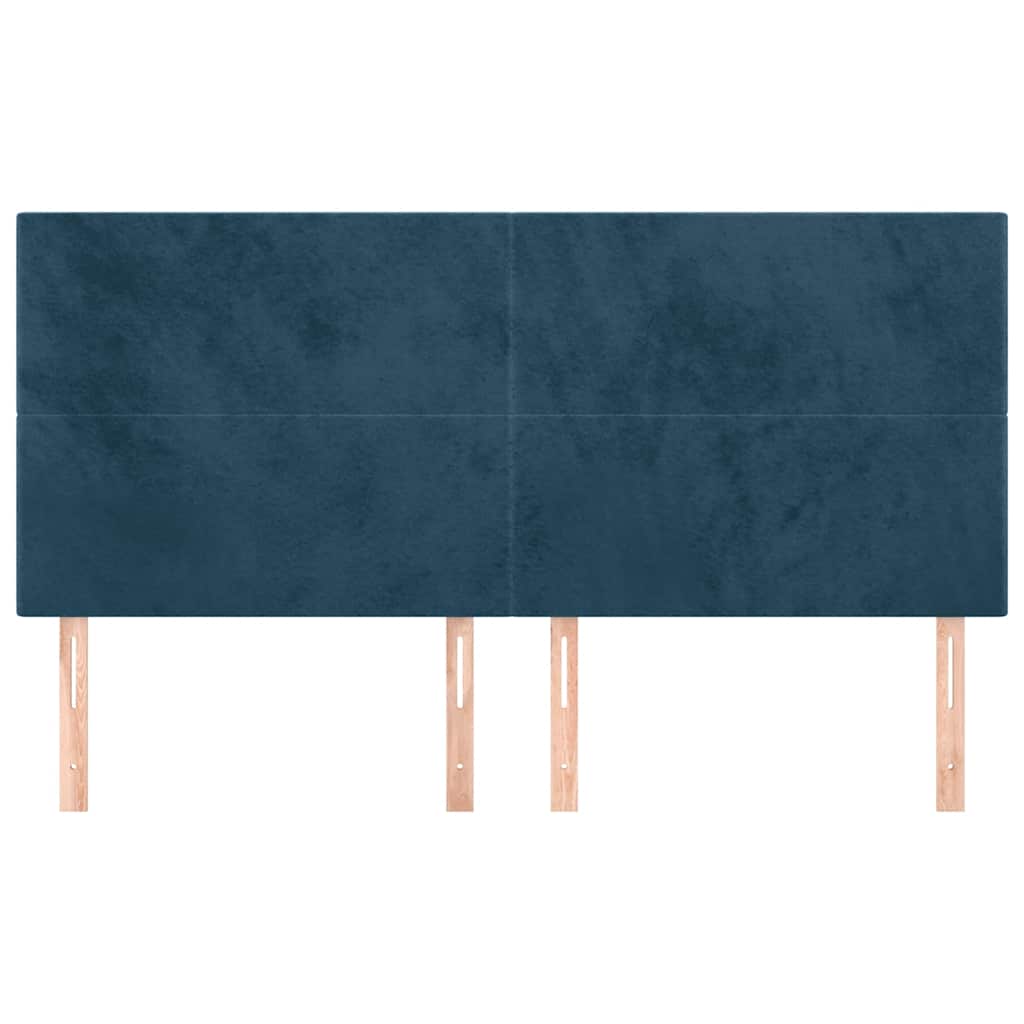 Kopfteil Hellgrau 80x5x118/128 cm Samt