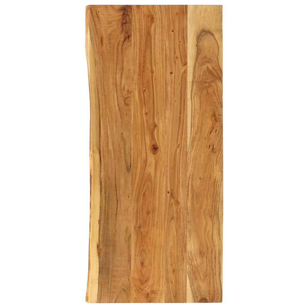 Badezimmer-Waschtischplatte Massivholz Akazie 100x52x2,5 cm