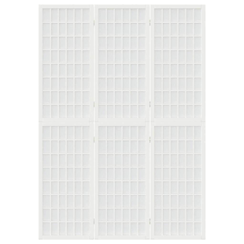 3-tlg. Paravent Japanischer Stil Faltbar 120x170 cm Schwarz