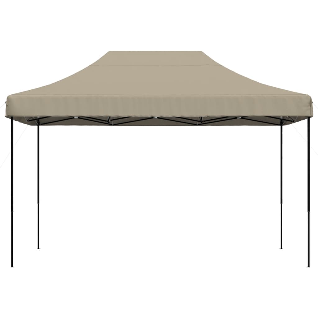 Partyzelt Faltbar Pop-Up Beige 410x279x315 cm