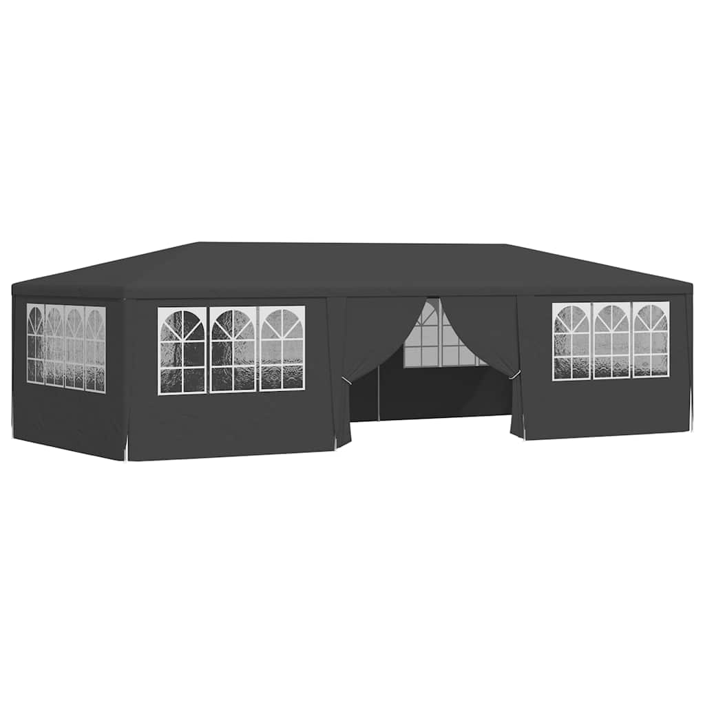 Party-Zelt Rot 200 x 200 x 240 cm PE und Stahl