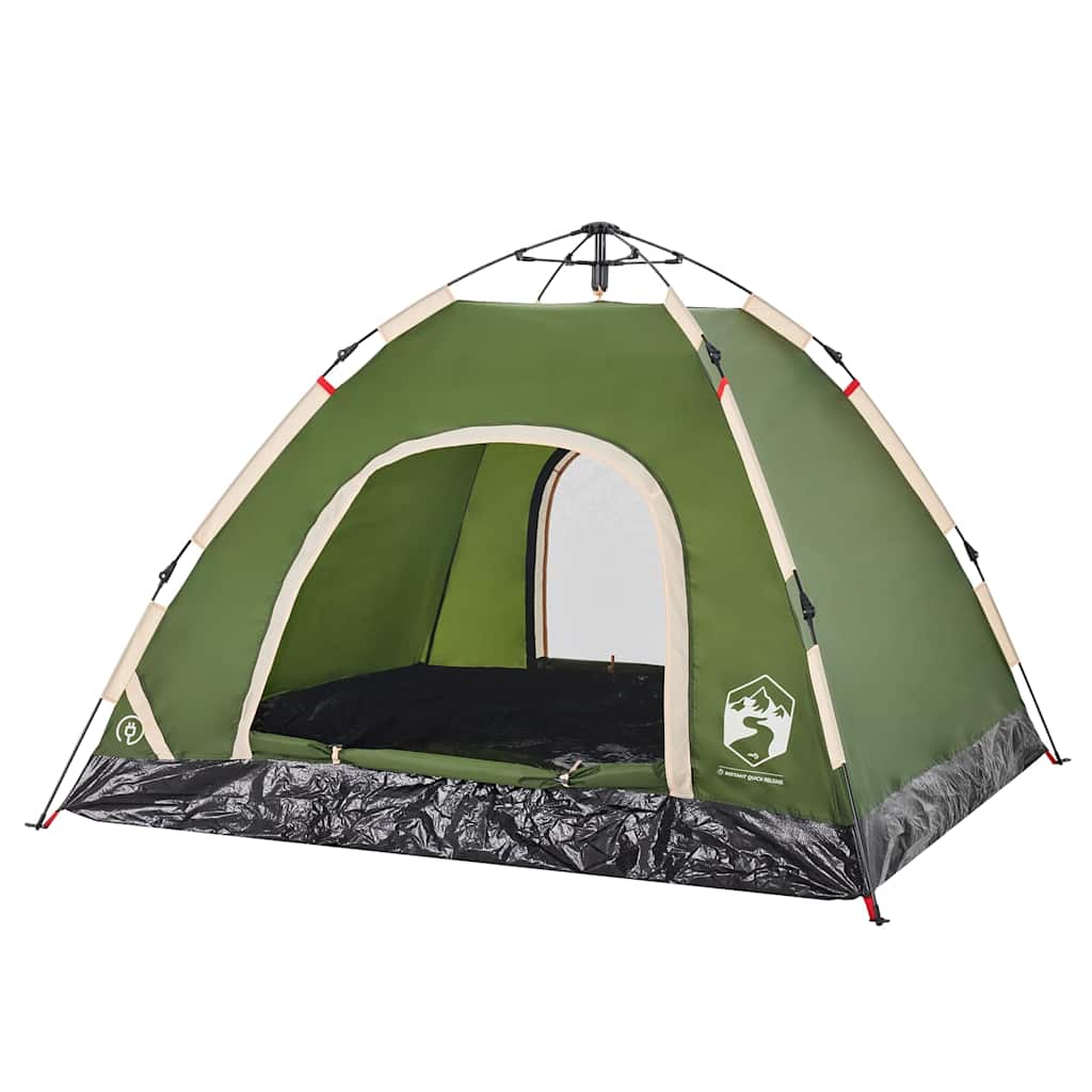 Campingzelt 2 Personen Grün Quick Release
