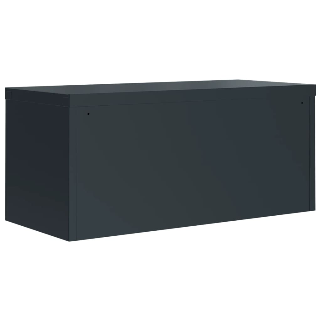 Aktenschrank Weiß 90x40x110 cm Stahl