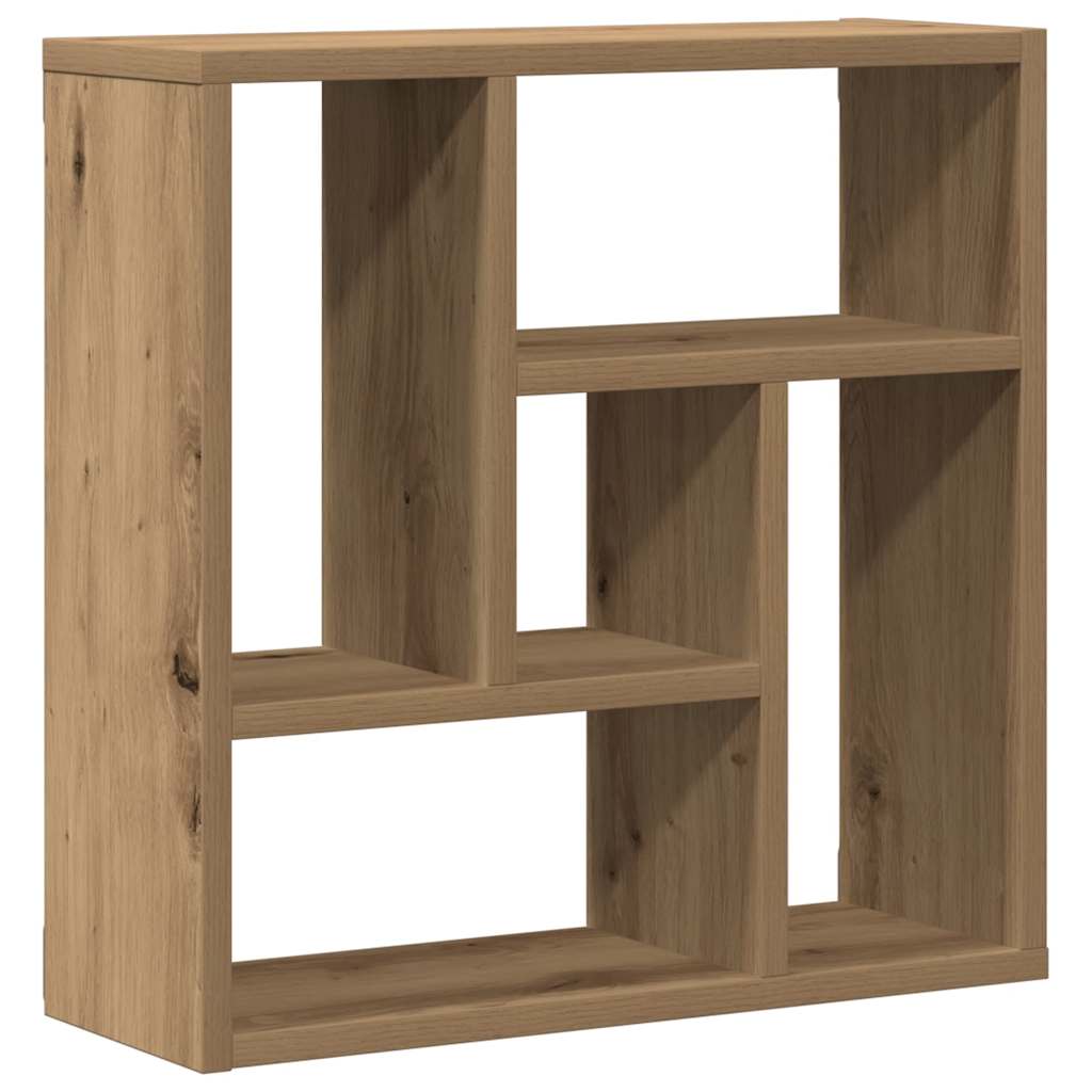 Wandregal Weiß 45,1x16x45,1 cm Holzwerkstoff