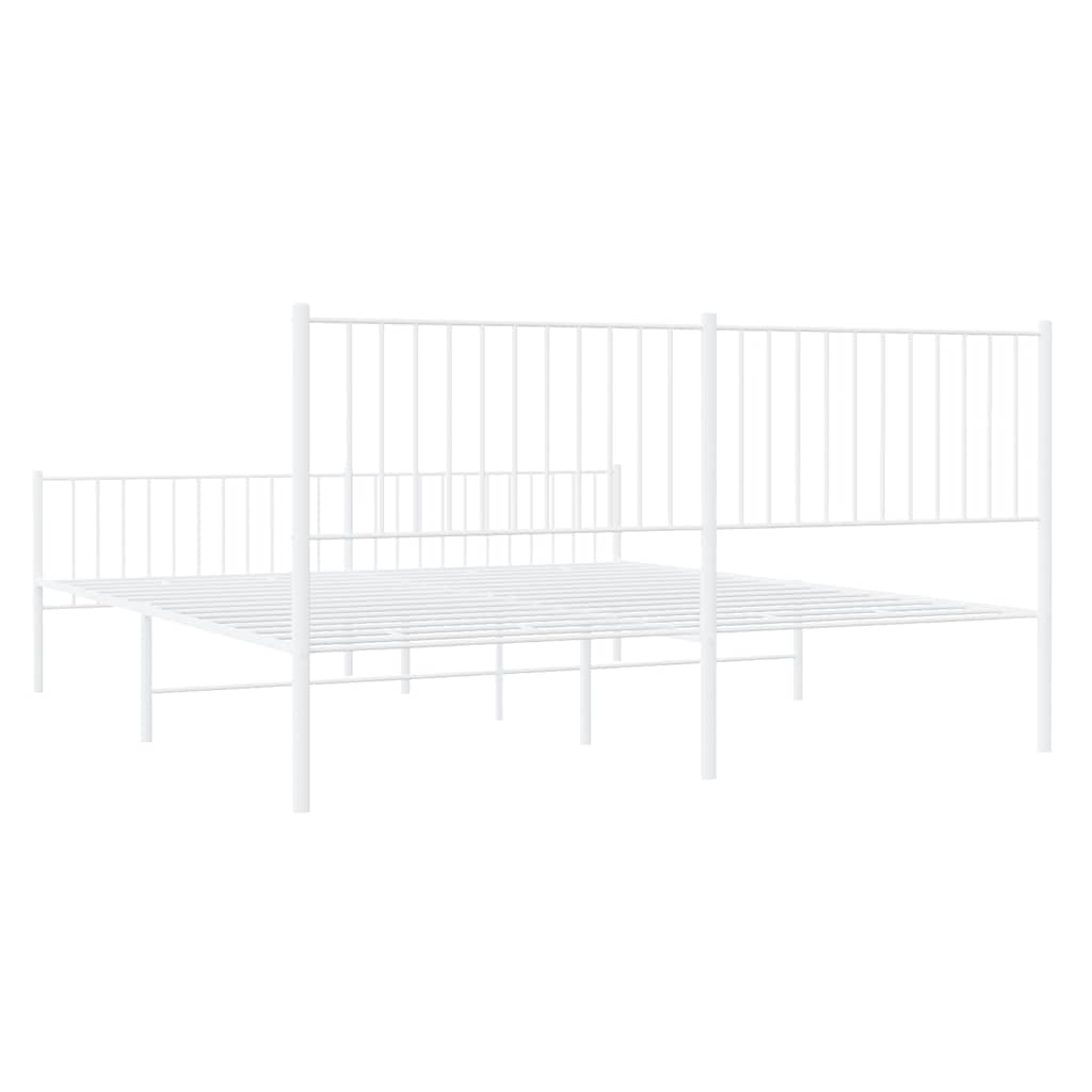 Bettgestell Metall Schwarz 75x190 cm
