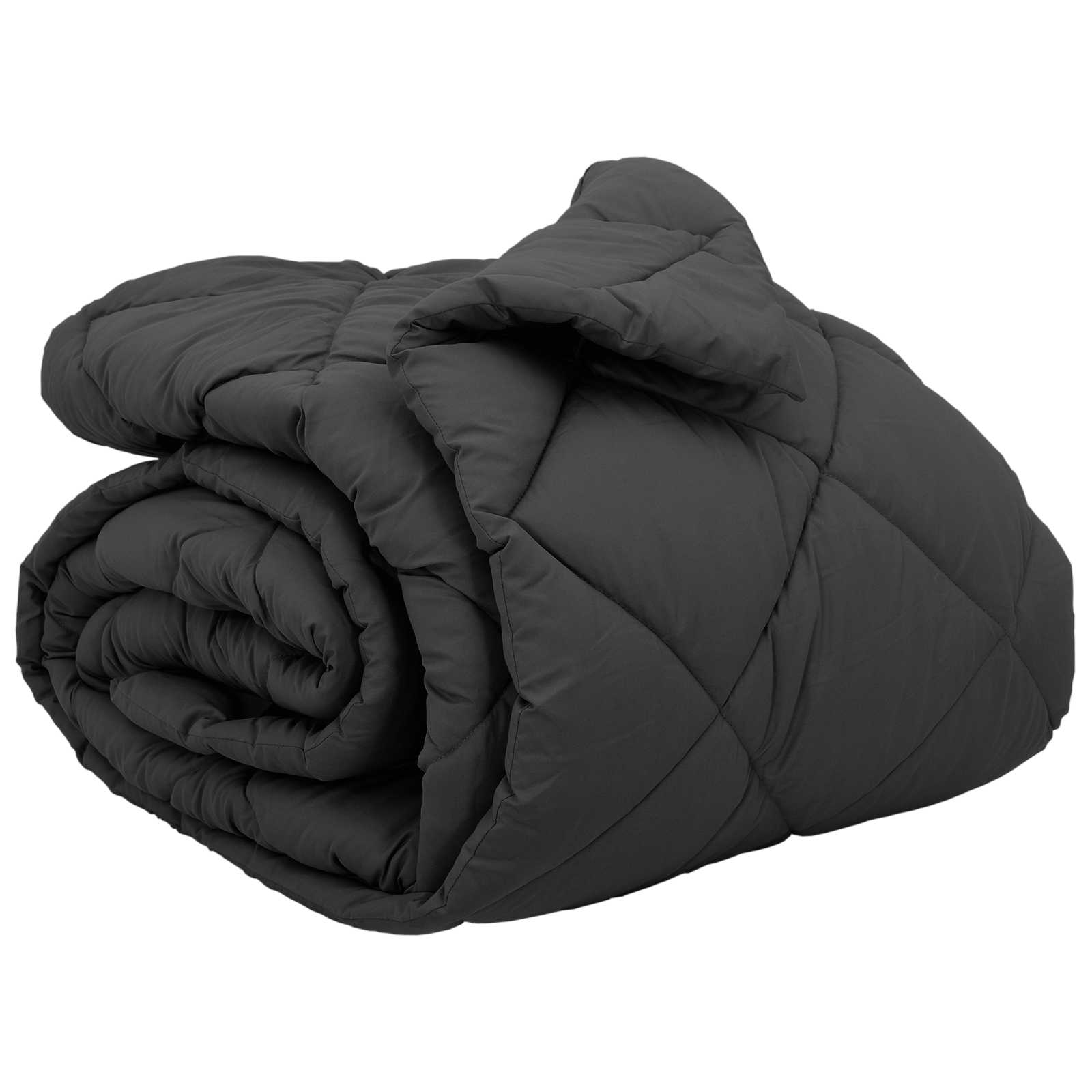 Winterbettdecke Anthrazit 135 x 200 cm Mikrofaser