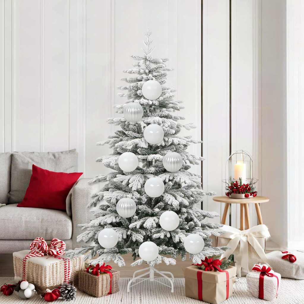 Weihnachtsbaumkugel Set XL 9 pcs Rot Kunststoff