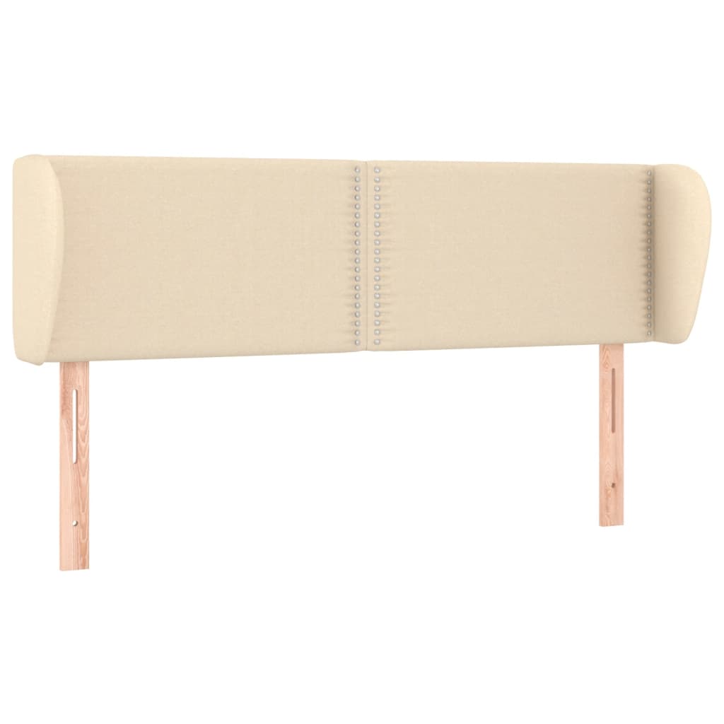 Kopfteil mit Ohren Dunkelgrau 83x23x78/88 cm Stoff