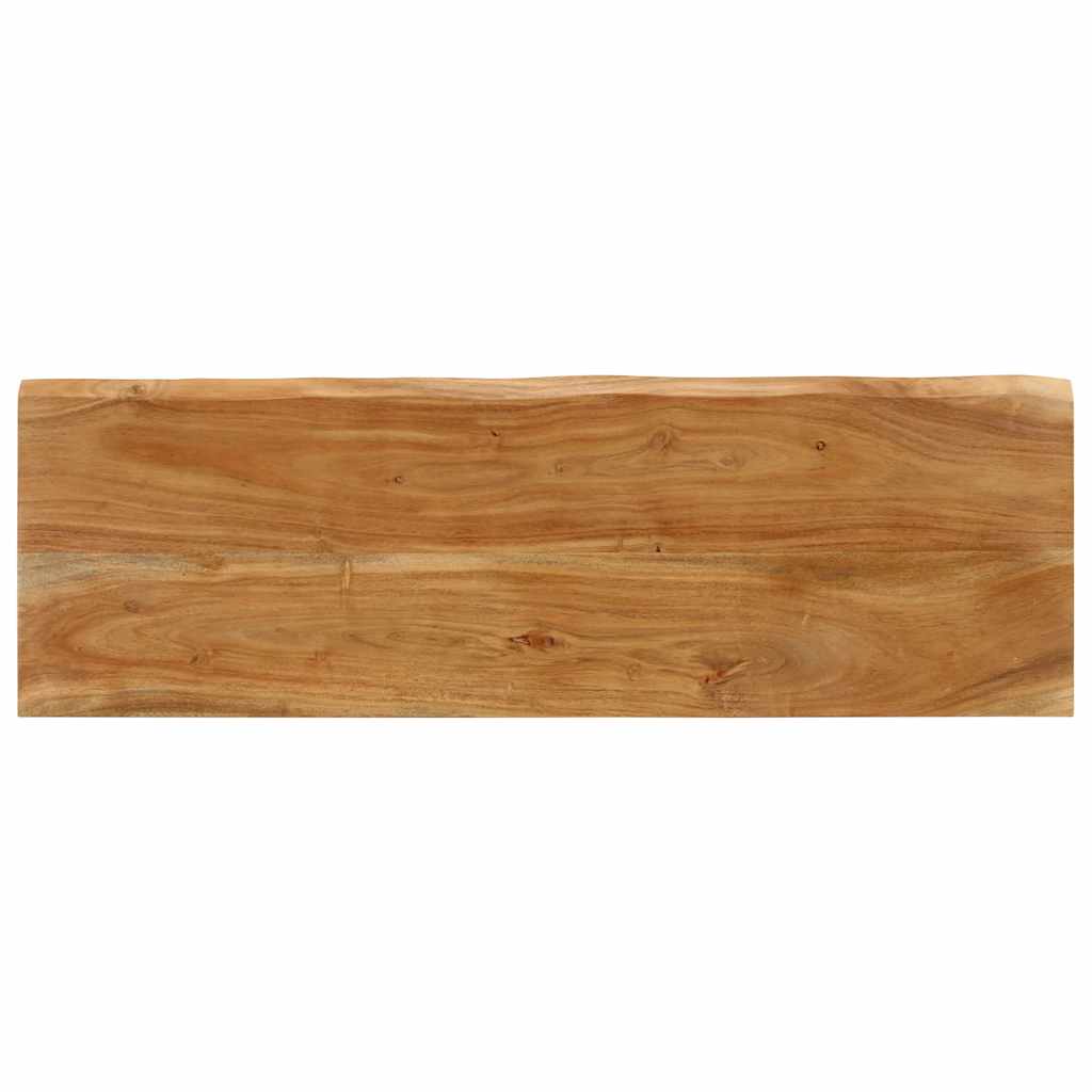 Bank Baumkante 105 cm Massivholz Akazie
